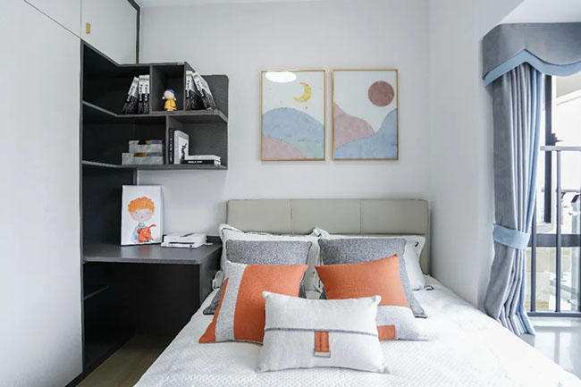 82㎡三居室，打造多能實用性玄關，打造效率型生活居所